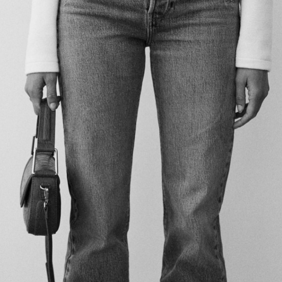 NWT. Zara Black Tortoiseshell Crocodile Pattern Crossbody Bag. - Picture 3 of 5